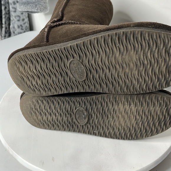 Bjorndal leather & sheepskin lined brown boots Sz 7 - Picture 7 of 10